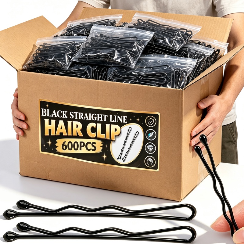 Tippet Line - Fermaglio per capelli a linea retta,